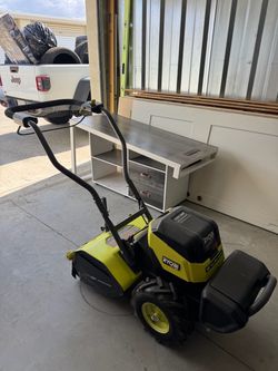 RYOBI 40V HP Brushless 18" Rear Tine Tiller, Barely Used.