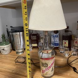 Old Fitzgerald Liquor Bottle Lamp