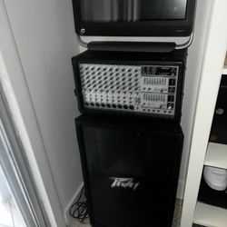 HUGE PEVEY CONCERT SPEAKER & AMP