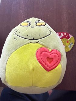 NEW SQUISHMALLOWS THE GRINCH WITH A HEART 8" PLUSH