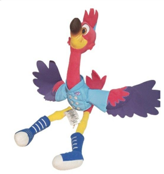 Disney Junior T.O.T.S Tiny ones transport Service Freddy the Flamingo plush.