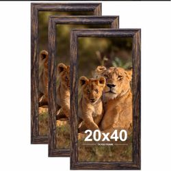 20x40 Wood Picture Frame Set