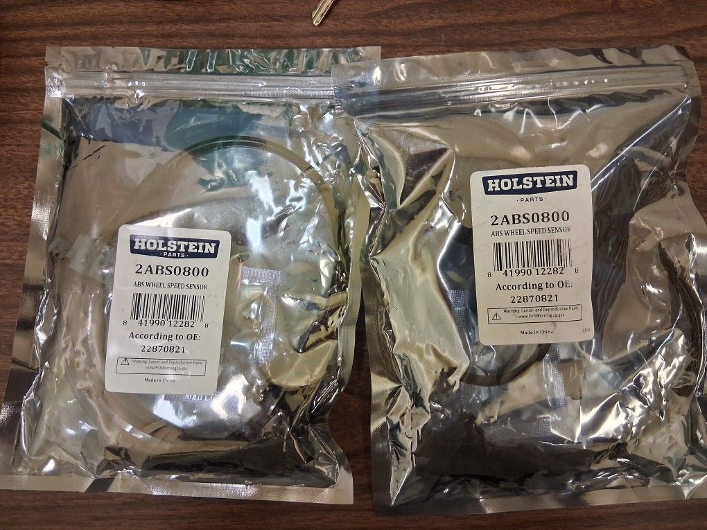 2 Holstein part number 2 ABS 0800 ABS wheel speed sensor for Cadillac GMC and Chevrolet.