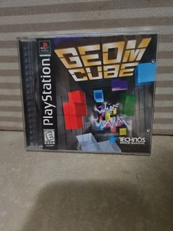 Geom Cube PlayStation PS1 Game