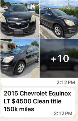 2015 Chevrolet equinox LT
