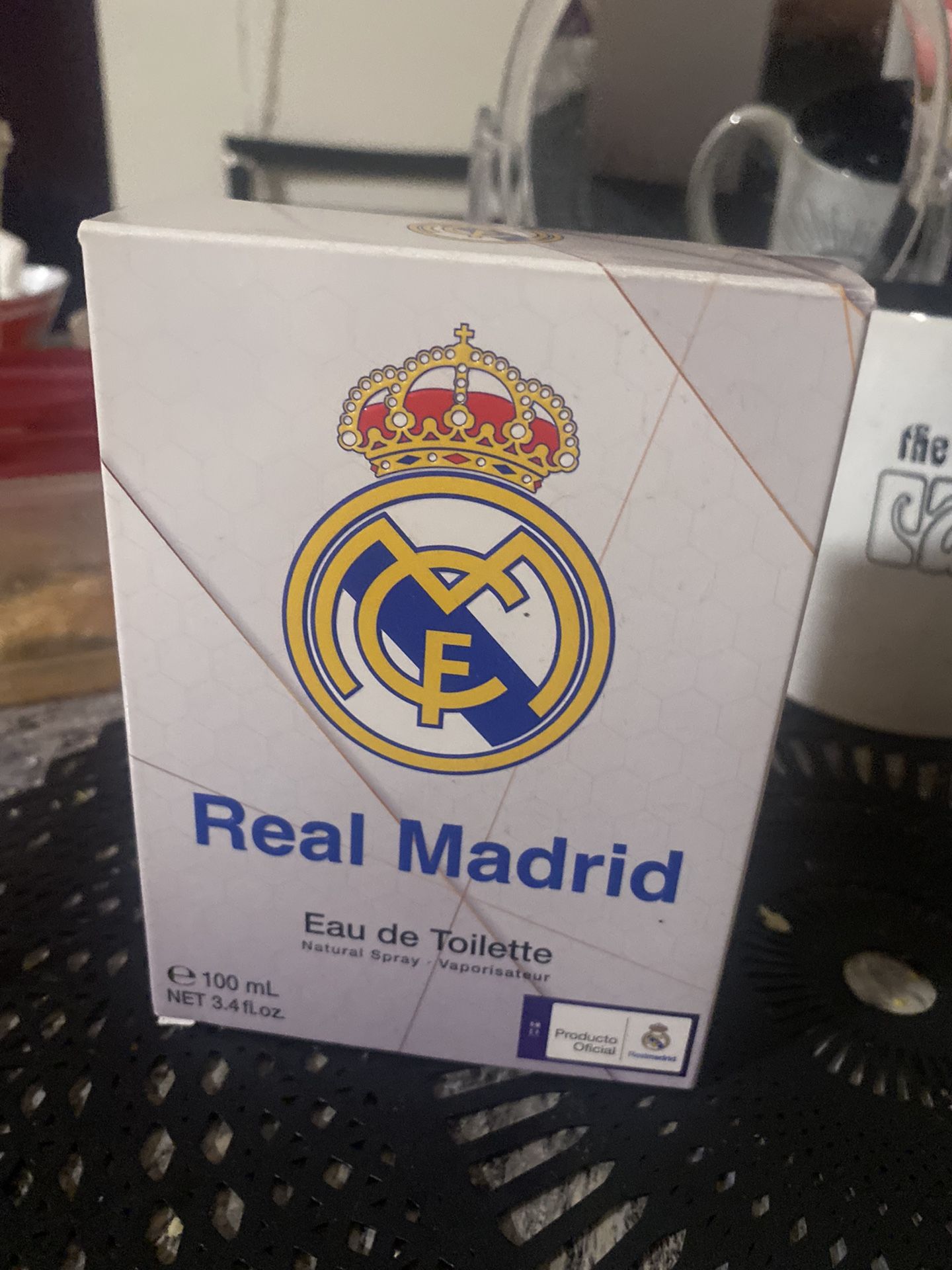 Real Madrid Mens Cologne 3.4 Fl Oz