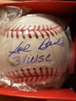 Sal Bando signed baseball