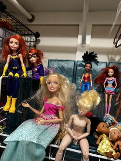 Lot Of 15 Dolls Various Styles Brands 