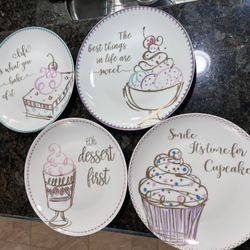 Desert Plates 4 Piece 