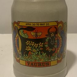 Gerz .5L Taurus Zodiac Lidless Stein