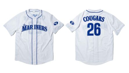 2026 Seattle Mariners BYU Cougars Jersey SGA 8/22/26 All Sizes New MLB