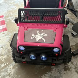Pink Jeep  