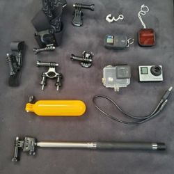 Gopro Hero 4 Silver Camera and Accessories Bundle