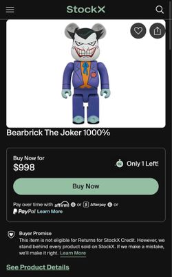 1000% The Joker Bearbrick.