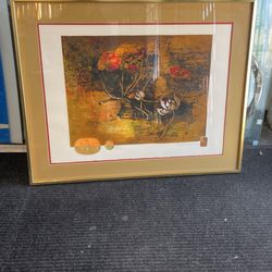 Le Ba Dang Lithograph LOTUS POND