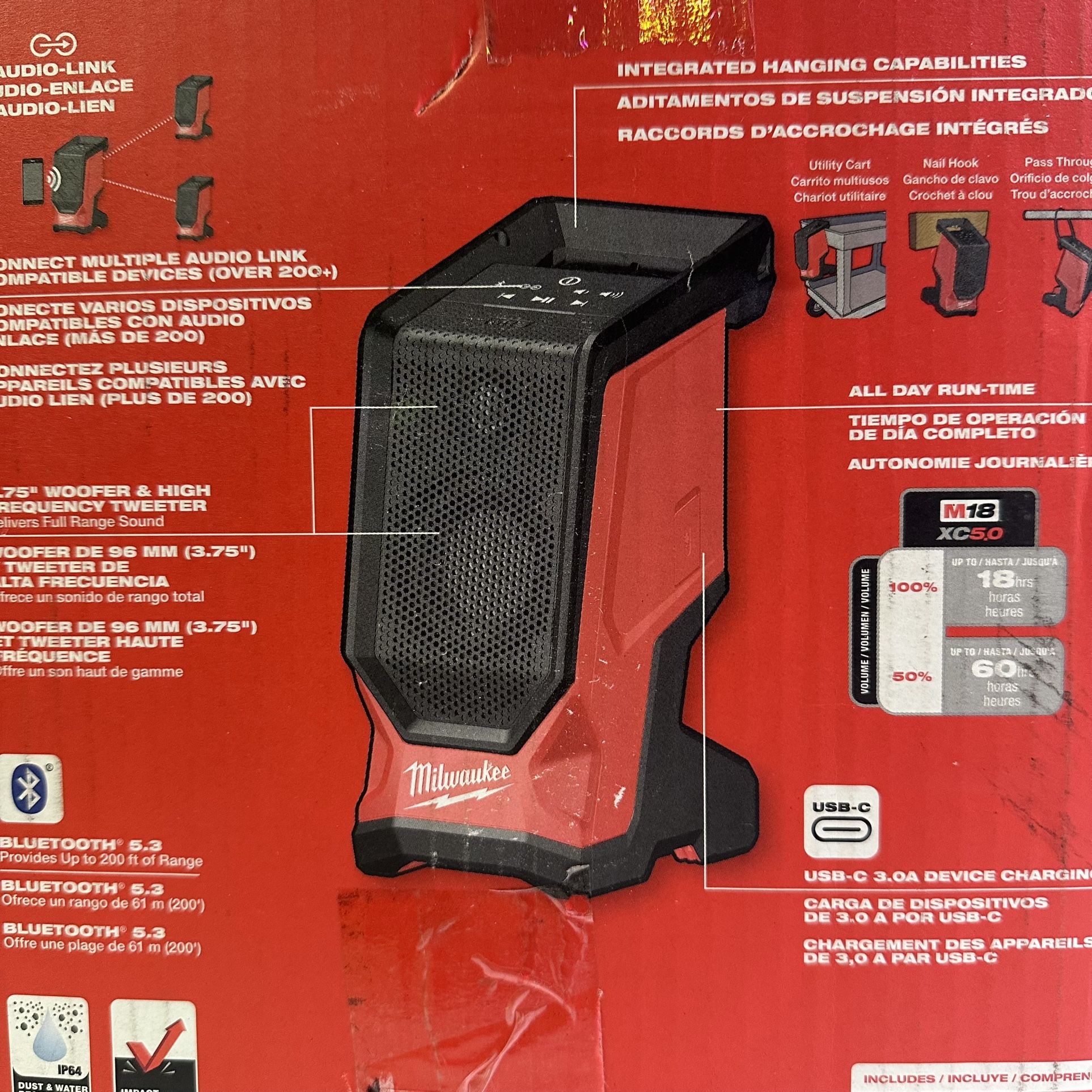 Milwaukee Bluetooth Speaker