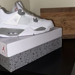 AIR JORDAN 4 RETRO   ‘white Oreo’