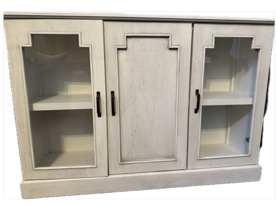 Light Grey Wood Entertainment Unit