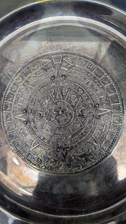 Plated plate 15in. Acapulco 1987