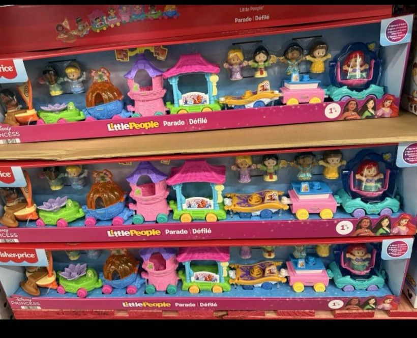 Fisher-Price Little People Disney Princess Parade Figure & Vehicle Set