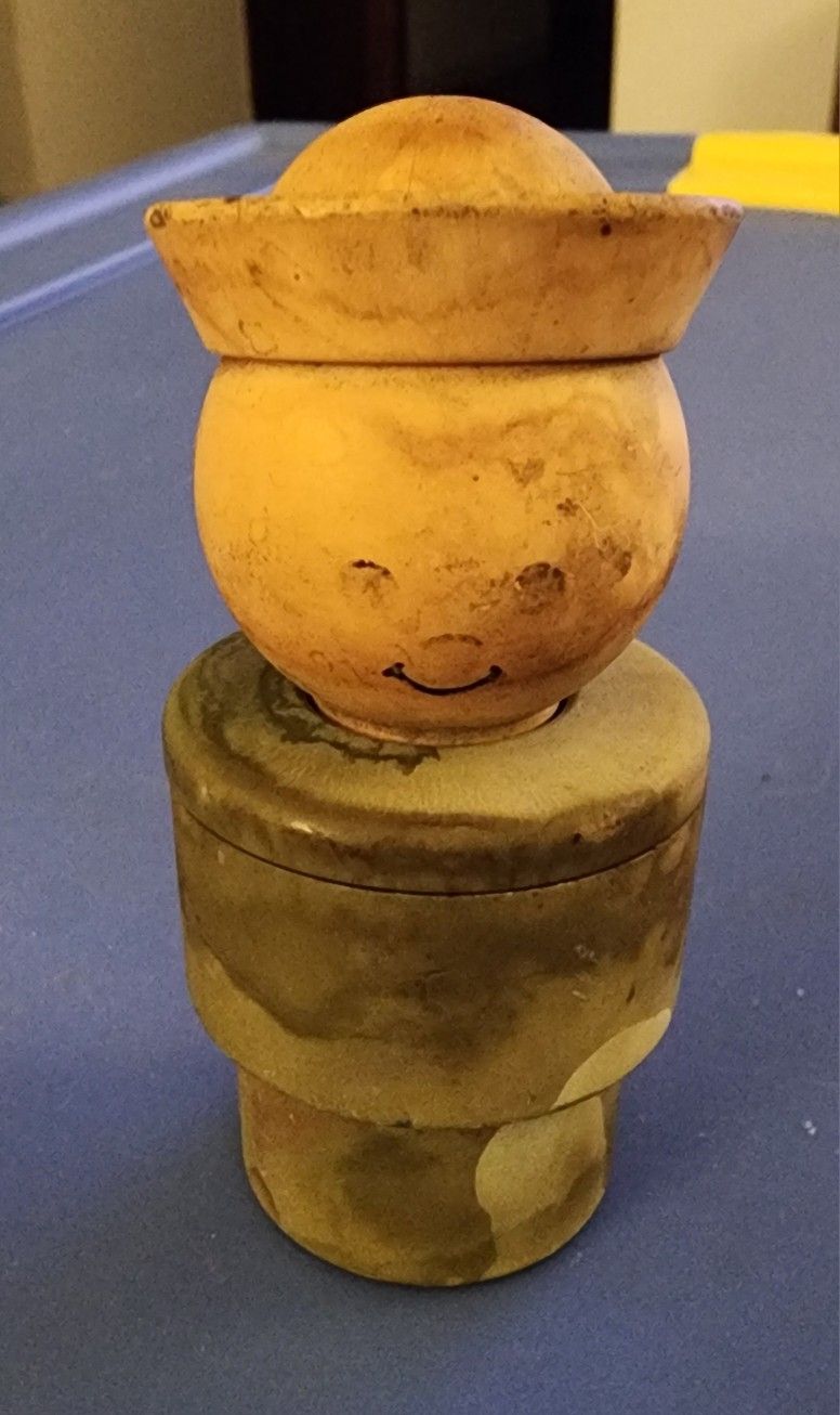 Vintage Wooden Sailor Figure
