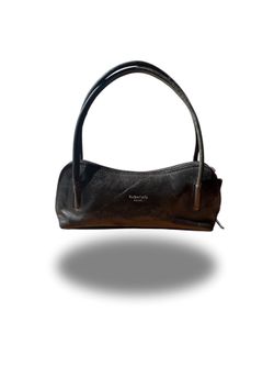 Barberini’s Firenze Italian Leather Baguette Bag