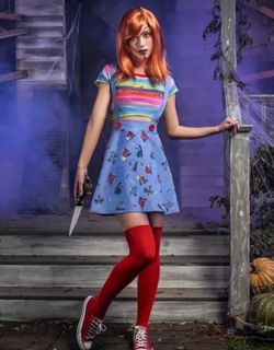 Adult woman chucky Halloween costume size m/l new