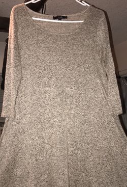 Beige Loose Fit Dress Size M