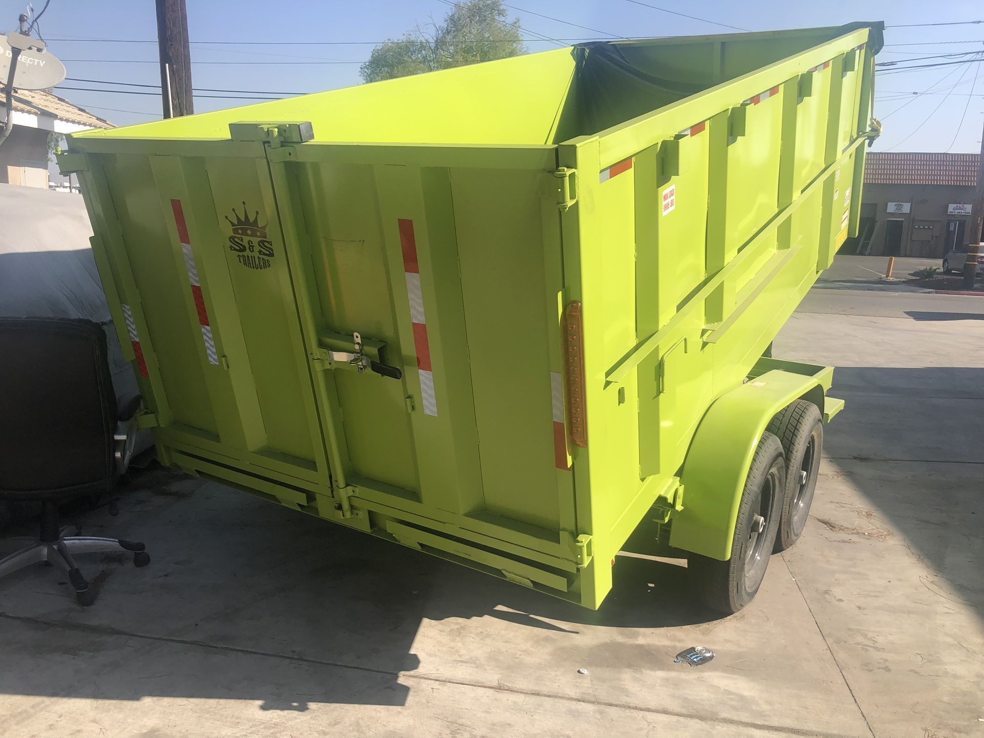 HD 8x14x4 Dump Trailer