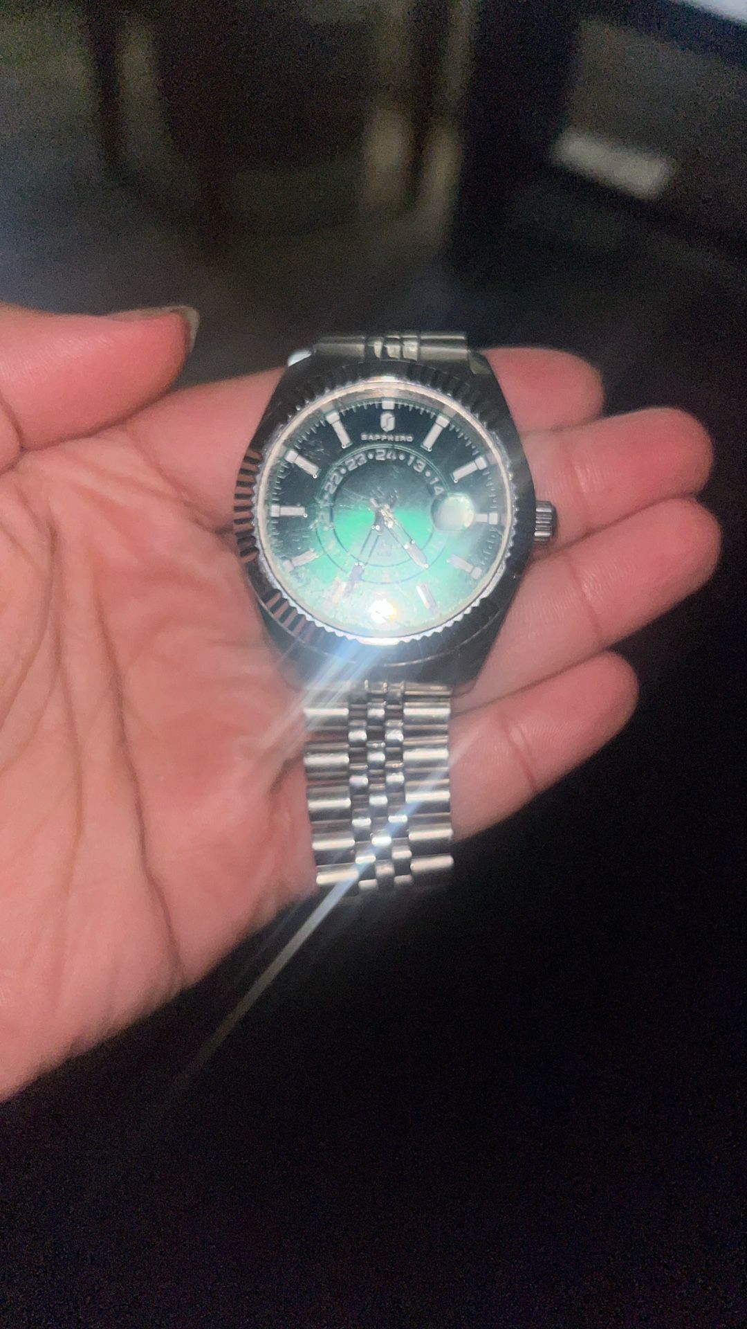 Sapphero 100m Water Resistant Men’s Wristwatch