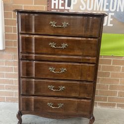 French Provincial Tallboy Dresser
