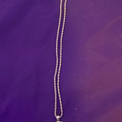 Gold Chain Nugget Pendant