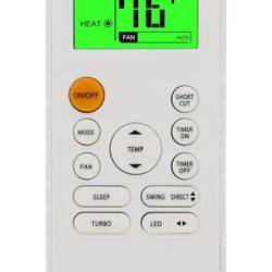 Replacement Remote Control for Midea MRCOOL FRIMEC Klimaire AC Air Conditioner RG57B1/BGE RG57B2/BGE RG57B/BGE RG57/BGE RG57A/BGE RG57A6/BGEF RG57A7/B