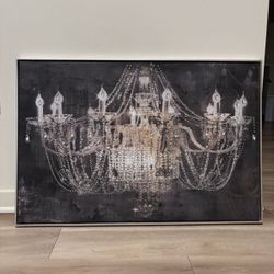 Chandelier Canvas $10