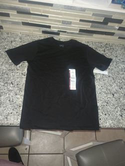 Boys Black Fade Resistant T-shirt Size 6-7 Small OBO