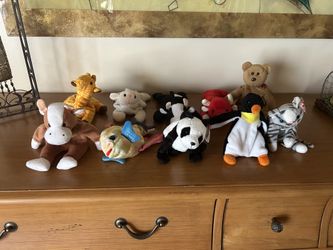 10 Assorted Beanie Babies 
