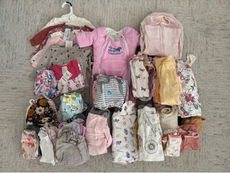 70 pc 3-6 mo Baby Girl clothes