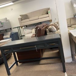 ELEGANT 3 DRAWER  WOOD DESK/CONSOLE TABLE