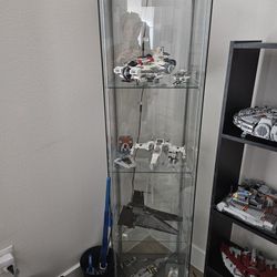 Glass Display Cabinet With Light