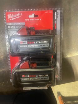 Milwaukee xc6.0 batteries
