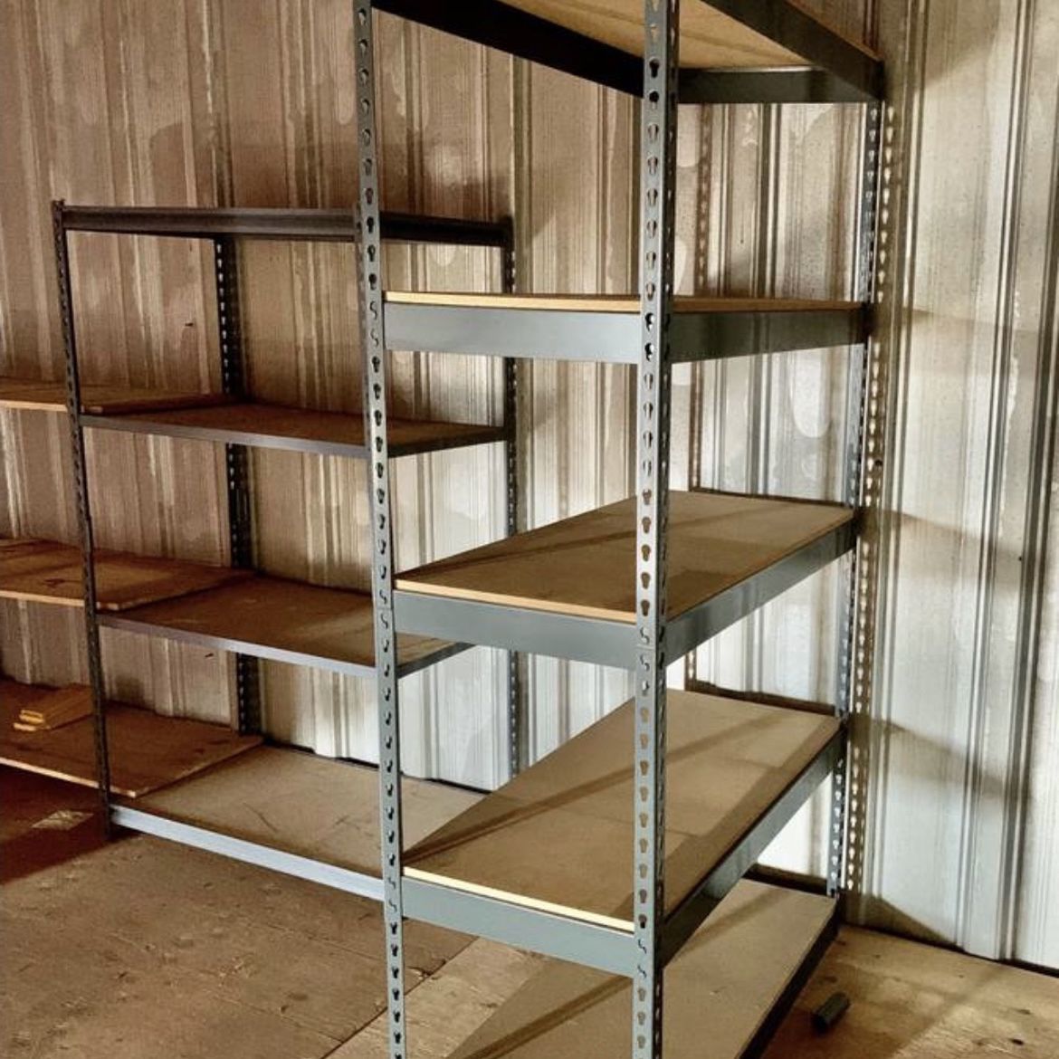 Shelving 48 in W x 18 in D New Industrial Boltless Warehouse & Garage Racks Stronger Than Homedepot Lowes And Costco Delivery Available