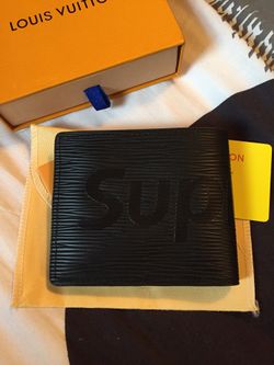 Black supreme wallet