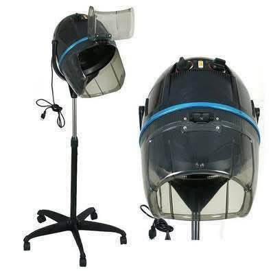 New Pro Stand Up Floor Professional Bonnet Hair Dryer 1300W, Black