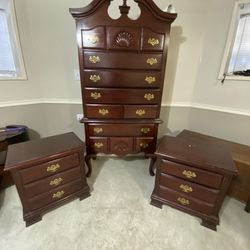 Armoire And Two Nightstands
