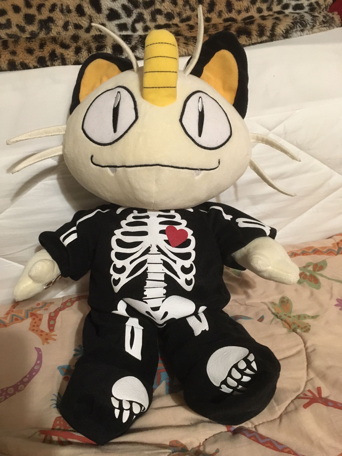 Pokemon build a Bear meowth plush