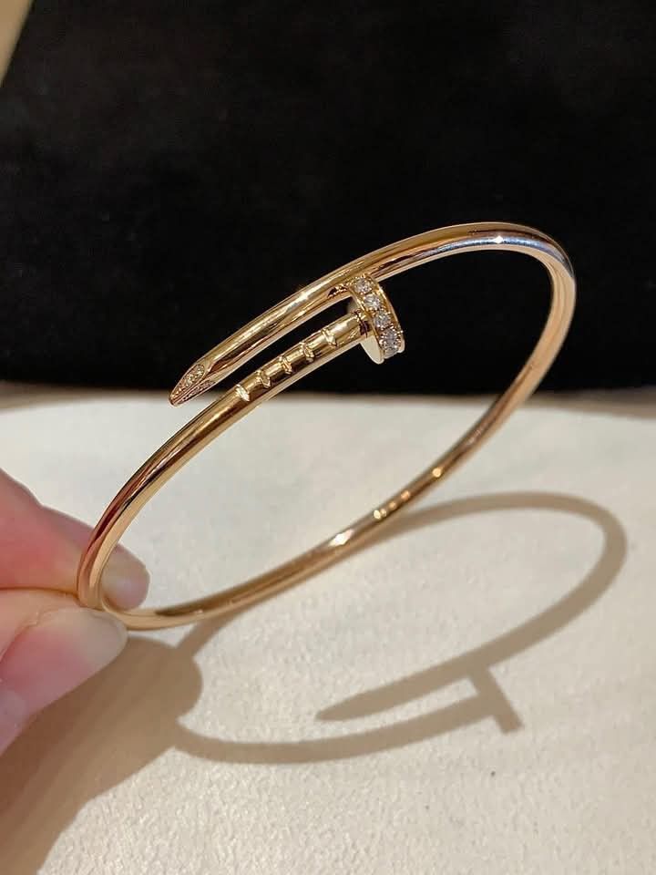 Love Bracelet Nail Style Gold Size 19