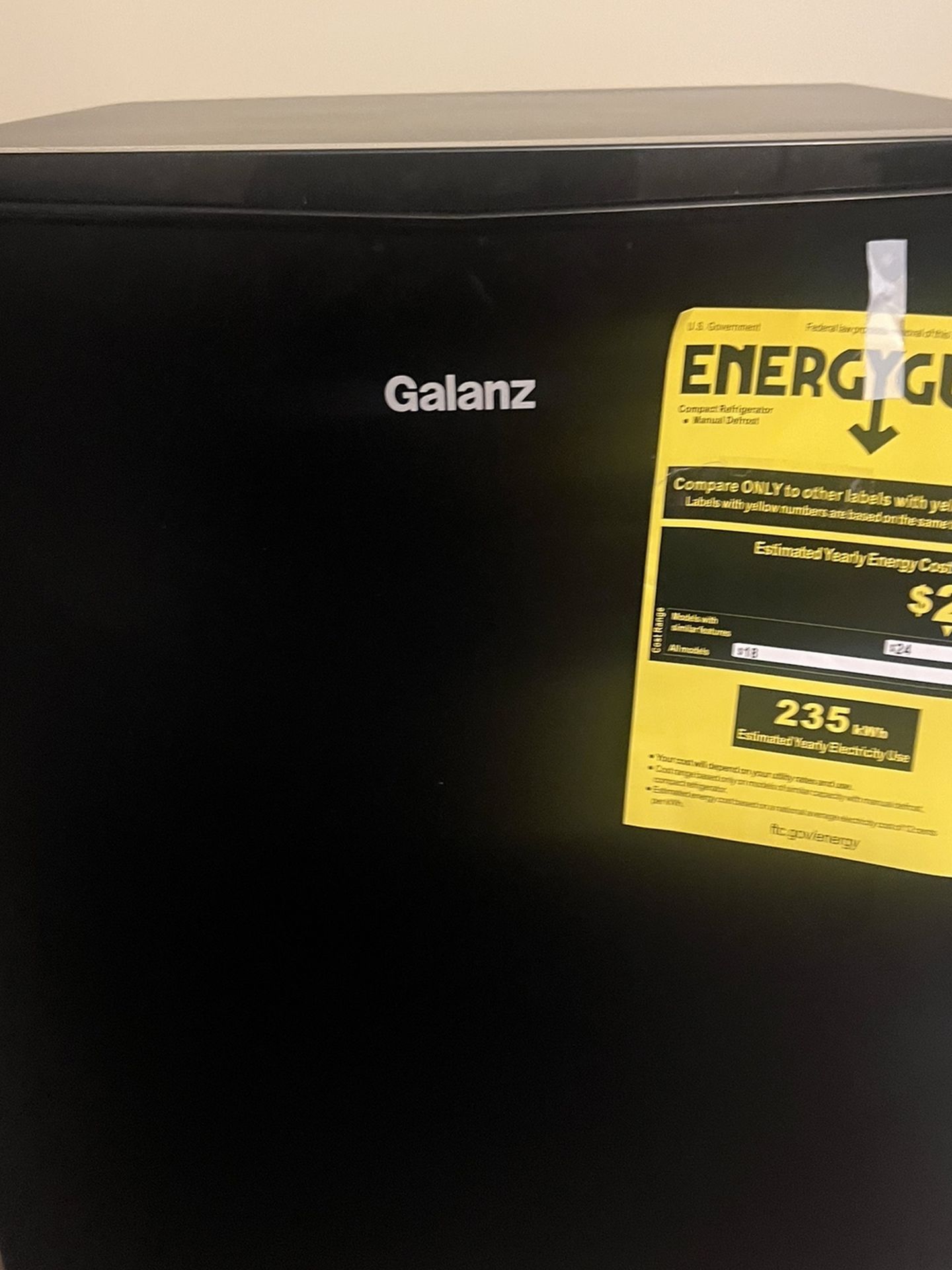 Mini Fridge – Galanz GL27BK | 2.7 cu ft | $85 OBO