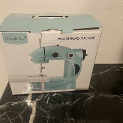 Magifly Mini Sewing Machine With Threads Cover And Manual Tested Works Perfectly when you come ill fully test it for you 
