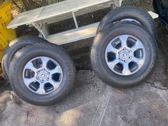 Ford bronco Wheels with Bridgestone Tires Set of 4