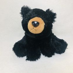 9” Bearington Collection Black Bear Plush